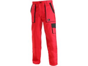 CXS LUX ELENA dámské Kalhoty pracovní do pasu červená 38