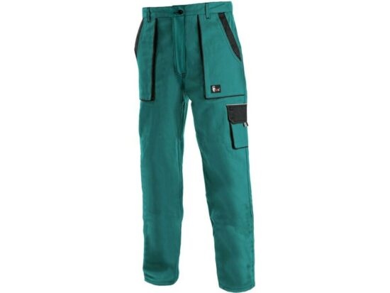 CXS LUX ELENA dámské Kalhoty pracovní do pasu zelená 58