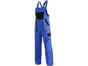 CXS LUX SABINA dámské Kalhoty pracovní s laclem modrá/černá 58