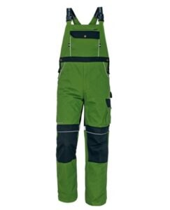 Cerva STANMORE Kalhoty pracovní s laclem zelená 58