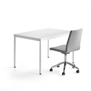 Kancelářská sestava: stůl Modulus a židle Perry