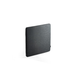 Nástěnka – akustický panel Zip Rivet, 800×650 mm, černý zip, antracitová