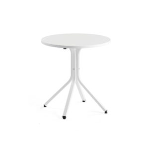 Stůl Various, Ø700 mm, výška 740 mm, bílá, bílá