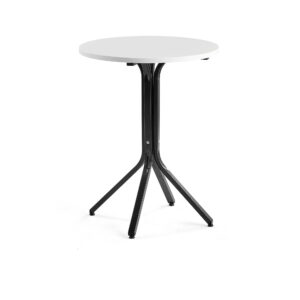 Stůl Various, Ø700 mm, výška 900 mm, černá, bílá