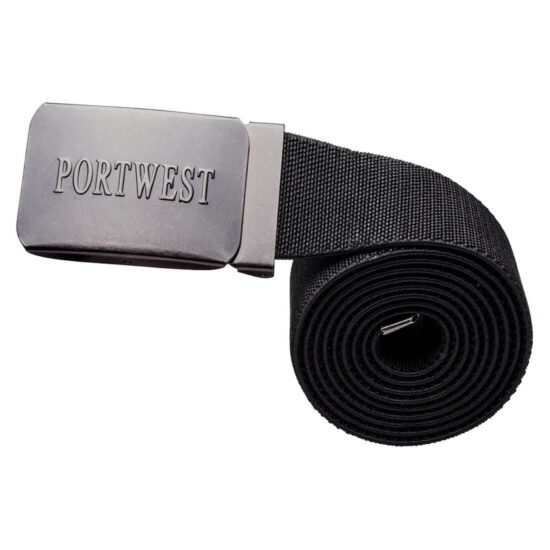Portwest Pásek elastický C105 s přezkou POR-C105BKR Černá