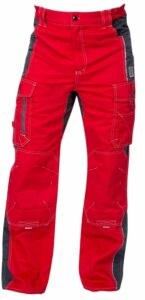 Ardon VISION 02 Kalhoty do pasu červená/šedá 182 64