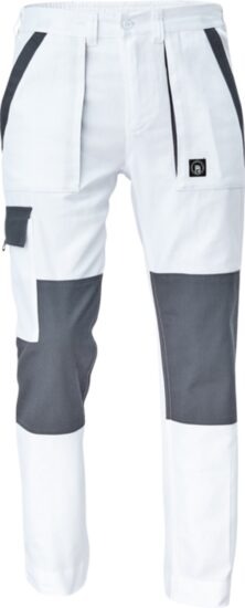 Cerva MAX NEO Kalhoty pracovní do pasu bílá/šedá 62